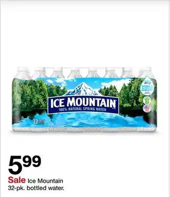 Target Ice Mountain 32-pk. bottled water offer