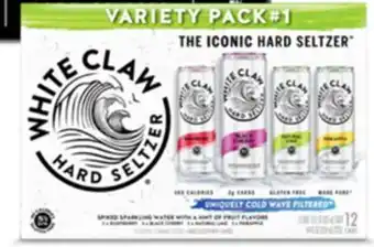 Target White Claw or select 12-pk. hard seltzers offer