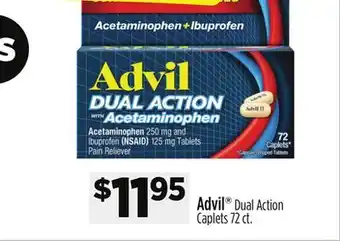 Dollar General Advil Dual Action Caplets offer