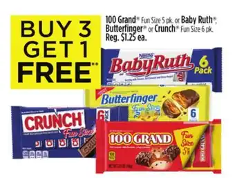 Dollar General 100 Grand or Baby Ruth , Butterfi nger or Crunch offer