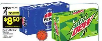 Dollar General Pepsi or Mtn Dew offer