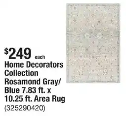 The Home Depot Home Decorators Collection Rosamond Gray/ Blue 7.83 ft. x 10.25 ft. Area Rug offer