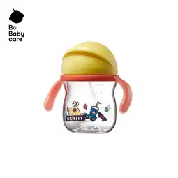 Walmart Bc Babycare Monsterville Tritan Sippy Cup, 8.11oz with Straw, 6 Months+ Infant and Toddler, Yellow offer