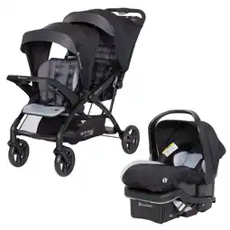 Walmart Baby Trend Sit N Stand Double Stroller with EZ-Lift Plus Car Seat, Stormy offer