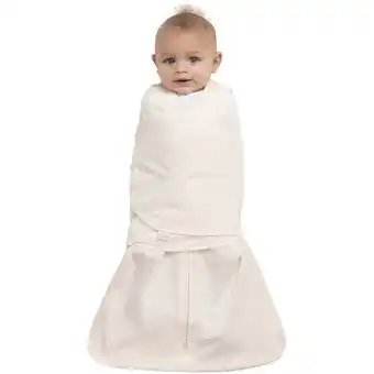 Walmart Halo Sleepsack Swaddle, 100% Organic Cotton, Cream, Newborn offer