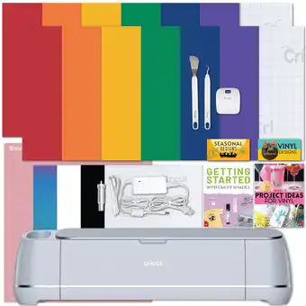 Walmart Cricut Maker 3 Electric Die-Cutting Machine with Rainbow Vinyl and Tools Bundle offer