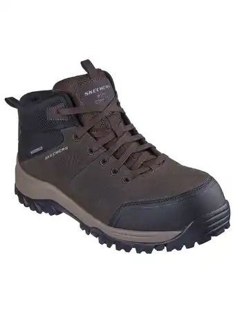 Walmart Skechers Work Men's Relment Erett Lace Up Waterproof Safety Toe Hiker Boot offer