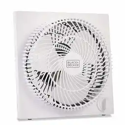 Walmart BLACK+DECKER 3-Speed 40-Watt 9-In. Frameless Tabletop Box Fan, BFB09W offer