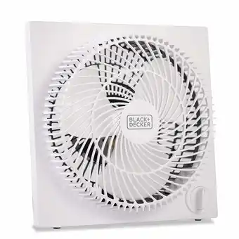 Walmart BLACK+DECKER 3-Speed 40-Watt 9-In. Frameless Tabletop Box Fan, BFB09W offer