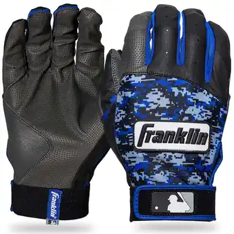 Walmart Franklin Sports Digitek Batting Gloves Gray/Black/Royal Digi Adult X-Large offer