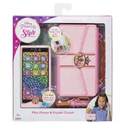 Walmart Disney Princess Style Collection Pink Play Phone with Lights, Sounds and Clutch 0.83 Pounds offer