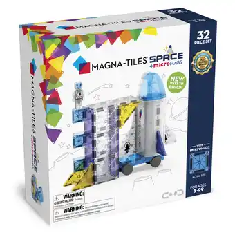 Walmart MAGNA-TILES Space 32-Piece Magnetic Construction Set, the Original Magnetic Building Brand offer