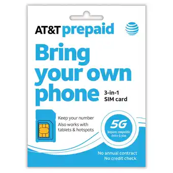 Walmart AT&T PREPAID 3-in-1 SIM KIT offer