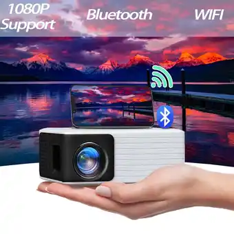 Walmart YOTON 1080P Projectors with Wifi and Bluetoth, LCD3.0 Compatible with PC/Phone Projector，1 Pack offer