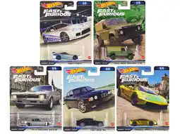 Walmart Hot Wheels Fast & Furious 2023 Diecast Model Cars Play Vehicles, 5 Count, 13.4 oz offer