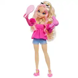 Walmart Barbie Dream Besties Barbie Malibu Fashion Doll with 8 Makeup & Hair Themed Accessories offer