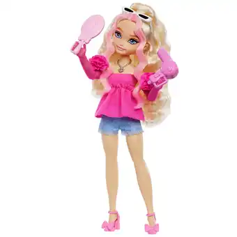 Walmart Barbie Dream Besties Barbie Malibu Fashion Doll with 8 Makeup & Hair Themed Accessories offer