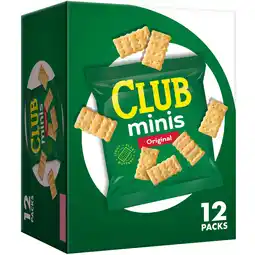 Walmart Club Minis Original Mini Crackers, Lunch Snacks, 12 Count offer