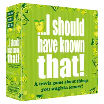 Walmart I Should Have Known That - a Trivia Game About Things You Ought to Know - by Hygge Games offer