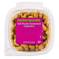 Walmart bettergoods Dill Pickle Seasoned Cashews, 8.5 oz offer