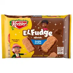 Walmart Keebler E.L. Fudge Double Stuffed Sandwhich Cookies, 13oz offer