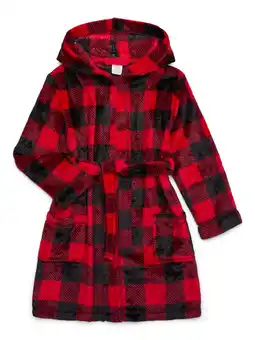 Walmart Wonder Nation Boys Plaid Robe, Sizes 4-18 & Husky offer