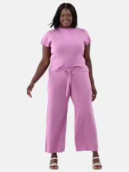 Walmart Terra & Sky Women's Plus Size Top and Pants Sweater Set, 2-Piece offer