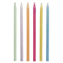 Walmart Way to Celebrate! Pastel Stick Birthday Candles, 12ct offer