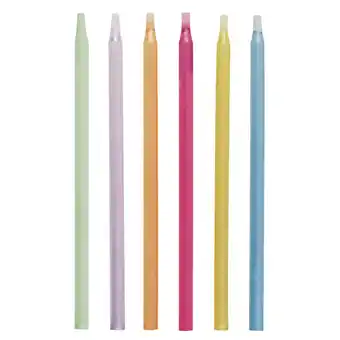 Walmart Way to Celebrate! Pastel Stick Birthday Candles, 12ct offer