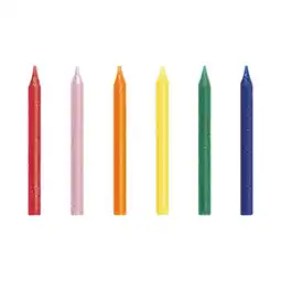 Walmart Way to Celebrate! Glitter Rainbow Birthday Candles, Assorted, 24ct offer