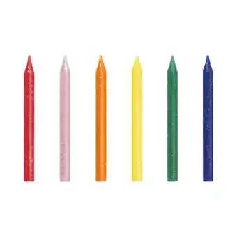 Walmart Way to Celebrate! Glitter Rainbow Birthday Candles, Assorted, 24ct offer