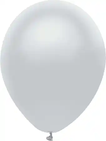 Walmart Way To Celebrate 12 Silver All Occasion and Ages Latex Balloons, 12 Count offer