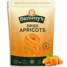 Walmart Sammy's Delicious Dried Apricots - Perfect Snack 16 oz offer