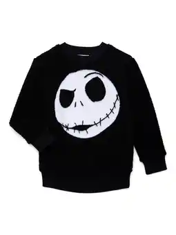 Walmart Nightmare Before Christmas Boys Fleece Top with Long Sleeves, Sizes 4-18 offer