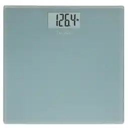 Walmart Taylor Digital Glass Bathroom Scale with Spa Blue Finish offer