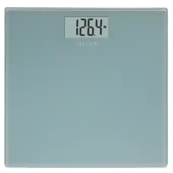 Walmart Taylor Digital Glass Bathroom Scale with Spa Blue Finish offer