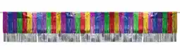 Walmart Way To Celebrate Foil Multi Colors Decorations Fringe Party Banner, 9 ft offer