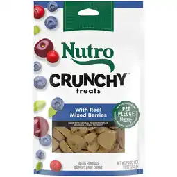 Walmart Nutro Crunchy Dog Treats With Real Mixed Berries, 10 Oz. Bag offer