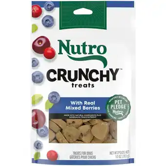 Walmart Nutro Crunchy Dog Treats With Real Mixed Berries, 10 Oz. Bag offer