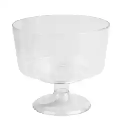 Walmart Way to Celebrate Clear Truffle Bowl-Elegant 7-inch Wide Dessert and Candy Serving Bowl, Plastic offer