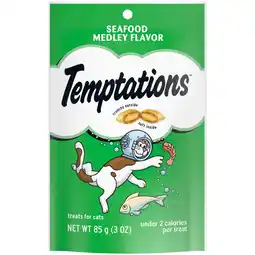 Walmart Temptations Classic Seafood Medley Flavor Crunchy And Soft Treats For Cats, 3 Oz Pouch offer