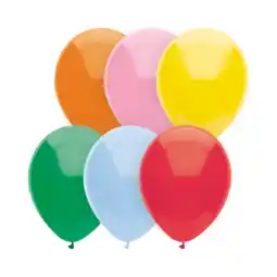 Walmart Way to Celebrate Latex Balloons 12 Assorted Color, 72 Count Bag offer