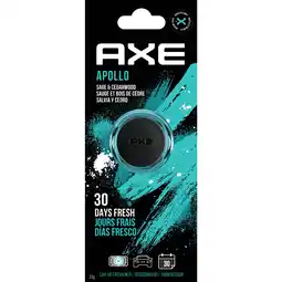 Walmart Axe Mini Vent Clip Car Air Freshener (Apollo Scent, 1 Pack) offer