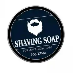 Walmart APLVFFZH 4xMen's Shave Soap Smooth Rich Lather Facial Care 50G 1.75oz for Barber offer