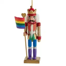 Walmart Gay Pride RAINBOW NUTCRACKER Christmas Ornament by Kurt Adler offer