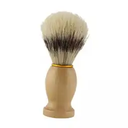 Walmart Serenable 2xMen Shaving Brush Luxury Wood Handle Hair Salon Shave Brush Personal Shaving offer