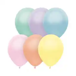 Walmart Way To Celebrate 12 Assorted Pastel Latex Balloons, 15 Count offer