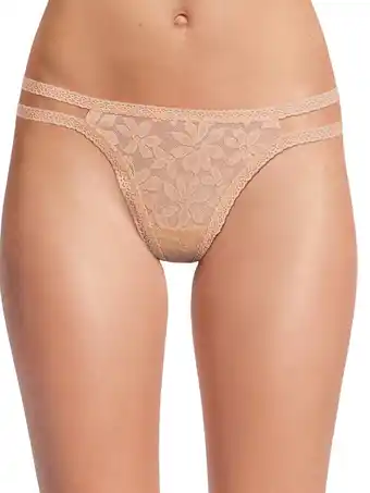 Walmart No Boundaries Strappy Lace Thong Panty, Women's and Women's Plus offer