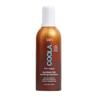 Walmart COOLA Organic Sunless Tanner Serum, Self Tan Luminizing Body Serum, Pia Colada, 5 fl oz offer