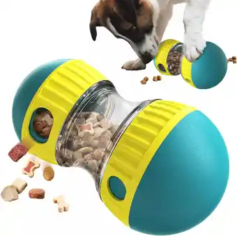 Walmart Himaly Automatic Pet Feeder Dog Cat Food Dispenser Tumbler Bowl Toy Interactive Ball offer